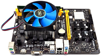 Biostar H110MC マザーボード + i7-7700K BIOSTAR H110M-BTC Motherboard with Intel i7-7700 Processor and 8GB