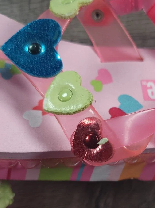 Nuevas sandalias vintage para galletas de azúcar con corazón talla 5 Gymboree para bebé niña Foto 4 de 4