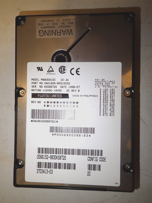 9GB COMPAQ 313706-B21 MAB3091SC CA01606-B56900CM SCSI FESTPLATE FÜR SERVER n877