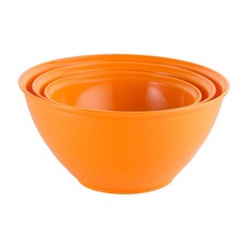 Durable Plastic Colourful Kitchen Mixing Salad Bowls Microwave & Dishwasher Safe