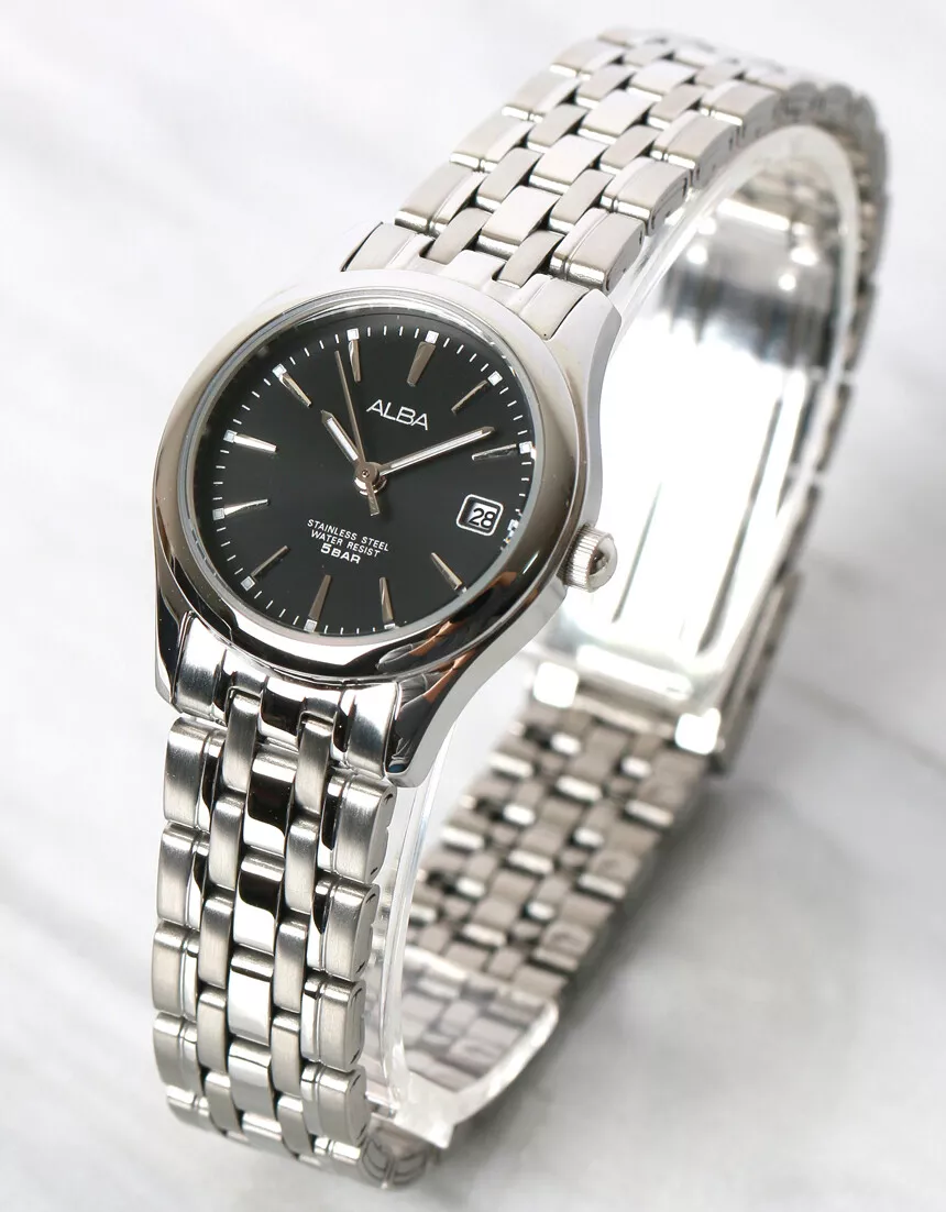 Alba stainless steel watch price sale