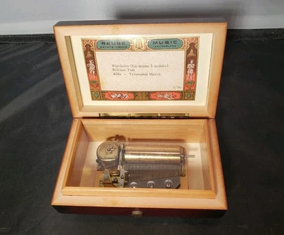 Reuge Sainte Croix In Collectible Music Boxes (1940-1970) for sale