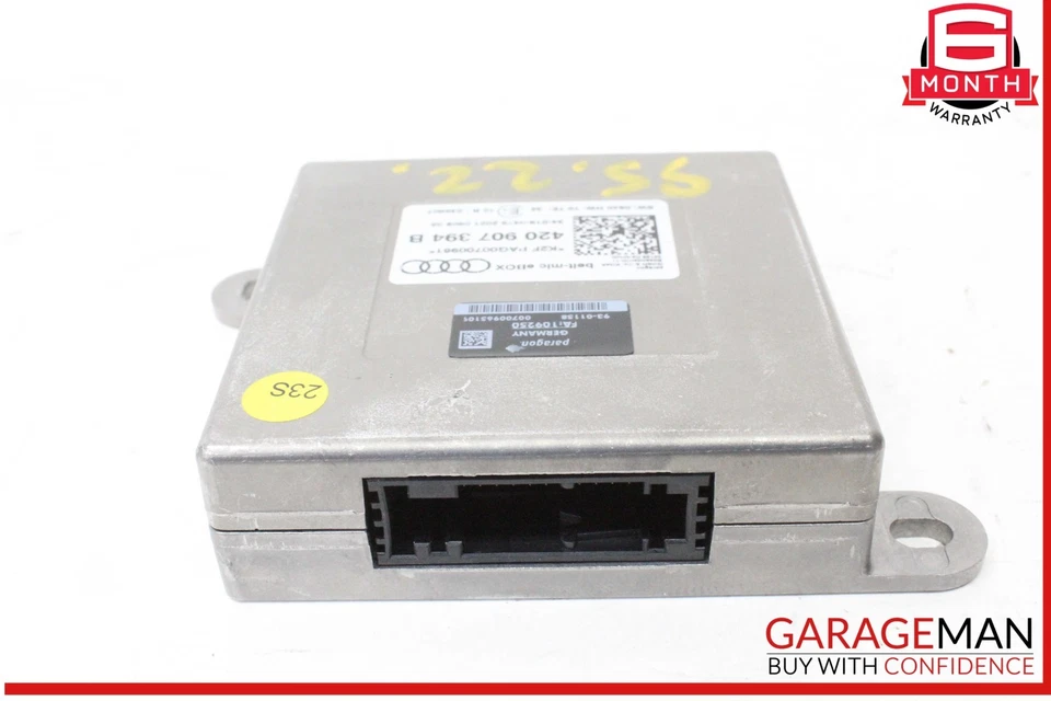 18-24 Audi S5 A5 Seat Belt Seatbelt Microphone Control Module Unit 420907394B - Image 2 of 4
