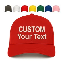 Custom Embroidered Baseball Cap Personalized Text Dad Hat with Your Own Message