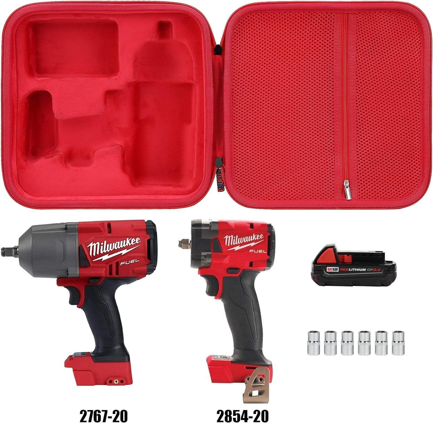 khanka Hard Case Replacement for Milwaukee 2767-20 M18 FUEL High Torque 1/2"... 