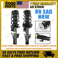2PCS Front Shock Absorber Struts w/ Magnetic For 2012-2018 Range Rover Evoque