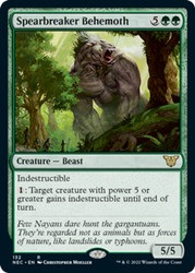 Spearbreaker Behemoth - Commander: Kamigawa: Neon Dynasty #132