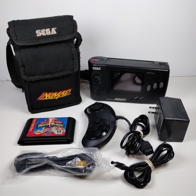 #ad Sega Genesis Nomad Handheld Console Black Model MK 6100 W Cords Game amp; Control $549.99