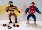 Vtg He-Man 1983 Action Figures Bumblebee & Mekanek MOTU