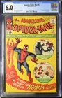 Amazing Spider-man #8 (1964) Marvel Comics 1st Living Brain CGC 6.0