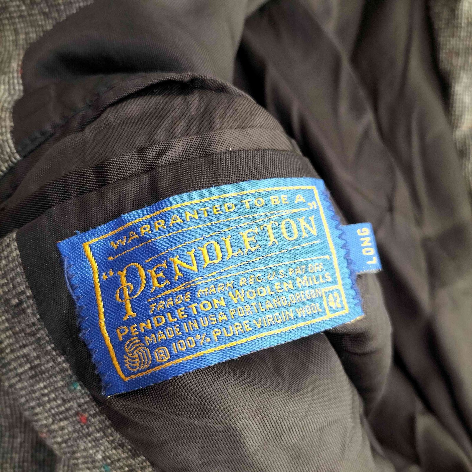 Pendleton Suede Button Wool Patch Leather Lbow Ma… - image 6