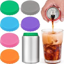 6X Silicone Soda Can Cover Top Lid Beverage Juice Can Cover Drink Protector