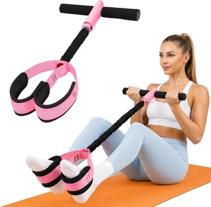 Resistance Bands with Handles, 6-Tube Elastic Pedal Resistance Band for Working