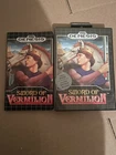 SWORD OF VERMILION - Sega Genesis, Complete CIB w/hint book no incerts