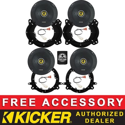 KICKER CSC654 6.5'' OEM SPEAKER REPLACEMENT FULL KIT FOR SUBARU IMPREZA 2017-24
