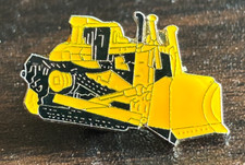 Vintage Caterpillar Crawler Bulldozer Pin Construction Equipment