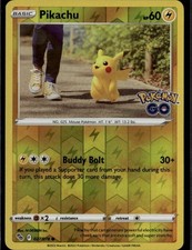 pikachu pokemon go card price 028/078 (Foil) & 027/078 Pokmon Hit Points70 HP Form Pikachu HP60 2022 *Pokemon Go*