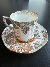 Royal Crown Derby “Olde Avesbury” Cup & Saucer (Ely/Chelsea Shape)