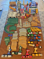 Geotrax Collection Lot of 175 Trains, Tracks, Engines, Remotes Buildings  more