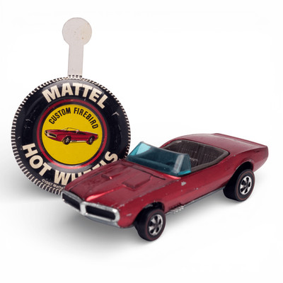 Hot Wheels Redline - Custom Firebird & Button - Maßstab 1:64 - HK - 1968 - EX