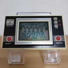 Nintendo Game & Watch Turtle Bridge TL-28 Wide Screen Vintage Japan Tested Used