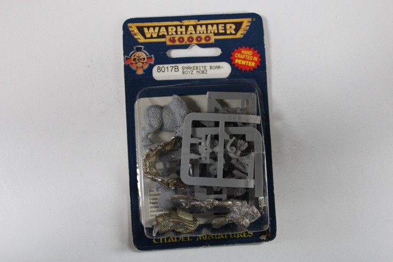 Warhammer 40K Orks Ork OOP Metal Snakebit Boar Boyz Nobz Blister 72926 P