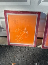 10-Pack of USED 20 x 24 Aluminum Mesh Screen Printing Screens