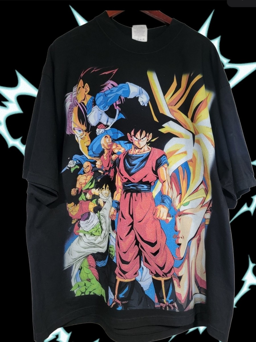RETRO DRAGON BALL Z ON A SHAKA HEAVYWEIGHT GARMET DYED T SHIRT