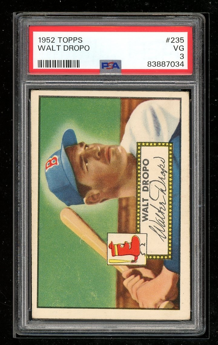 1952 Topps #235 Walt Dropo PSA 3