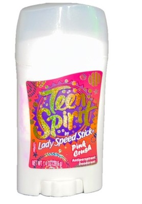 1-1.4 oz Blt-Teen Spirit By Lady Speed Stick Antiperspirant Deodorant PINK CRUSH