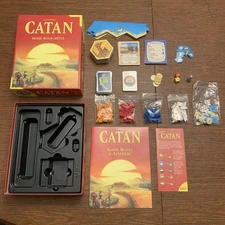 Catan Trade Build Settle Board Game by Klaus Teuber CN3071 100% COMPLETE!