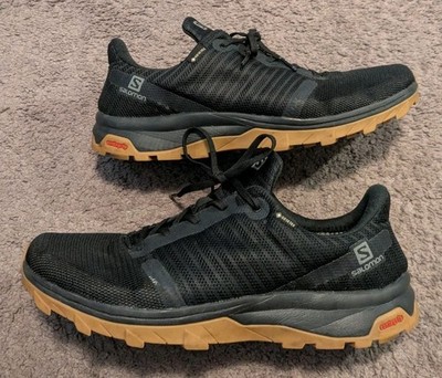 Salomon Outbound Prism GTX Gore-Tex Black Shoes 412710 Men's 11