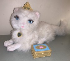 2004 Barbie Princess The Pauper Serafina Cat w/ Toy Jewelry Box EUC WORK