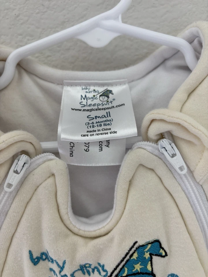 Traje de Dormir Bebé Merlin’s Magic Pequeño 3-6 Meses (12-18lbs) Color Amarillo Foto 2 de 3