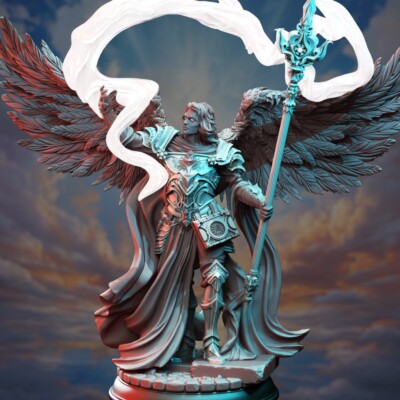 Tharavës Arch Angel of Wisdom Paladin Cleric Fighter Miniature | D&D DnD
