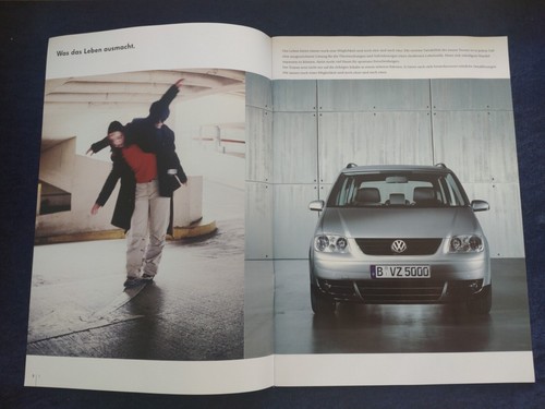 VW Touran Prospekt 12.2002 + Beilage - Picture 3 of 11