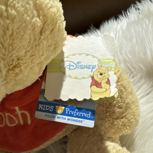 Oso de peluche Pooh vintage de Disney 2011 nuevo con etiquetas lleno de maravilla - Imagen 4 de 12