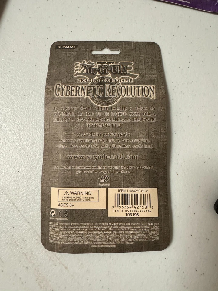 Yugioh 1st Edition Cybernetic Revolution Blister Pack (2005) Factory Sealed - Image 2 of 2