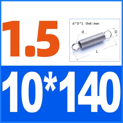 A2 Stainless Steel Tension Springs | Ø1.5mm×30-320mm for Automotive, Industrial - Picture 11 of 113