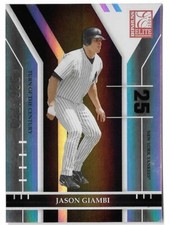 2004 Donruss Elite Jason Giambi Turn of the Century #41 New York Yankees /750