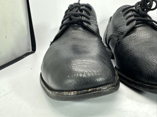 COACH Men’s Vintage Dress shoes US 10 43 Black All leather Model C3101 Laced - Picture 3 of 7