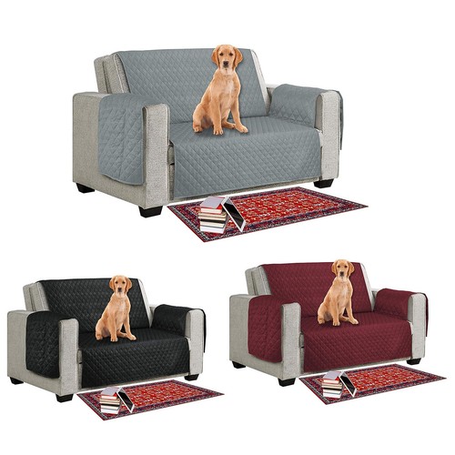 Quilted Sofa Cover Furniture Protector Settee Throws 2/3 Seater For Pet