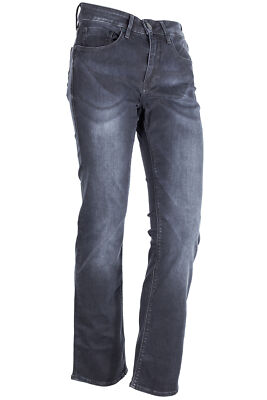 Herrlicher Super G Stretchjeans Straight Fit Damen Denim Schwarz W27 W28 W30