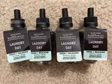 Bath Body Works Wallflowers NEW Refill Plug-Ins Lot 4 LAUNDRY DAY