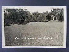 Le Sueur Minnesota Golf Club Black & White Real Photo Postcard RPPC 1930-50