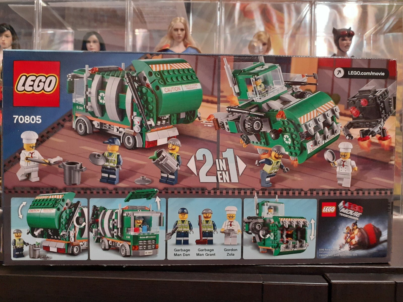 lego movie garbage truck