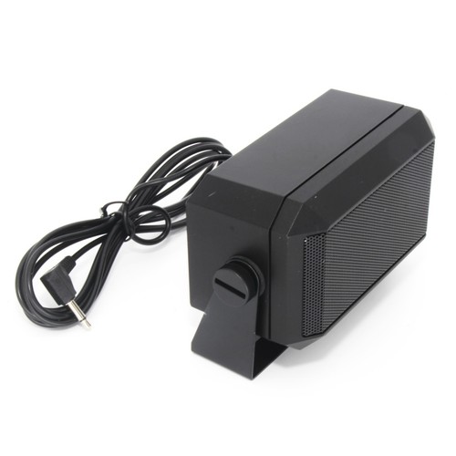 External Speaker HAM Audio Speaker 3.5mm Plug Loudspeaker for Kenwood Mobile - Photo 3/9