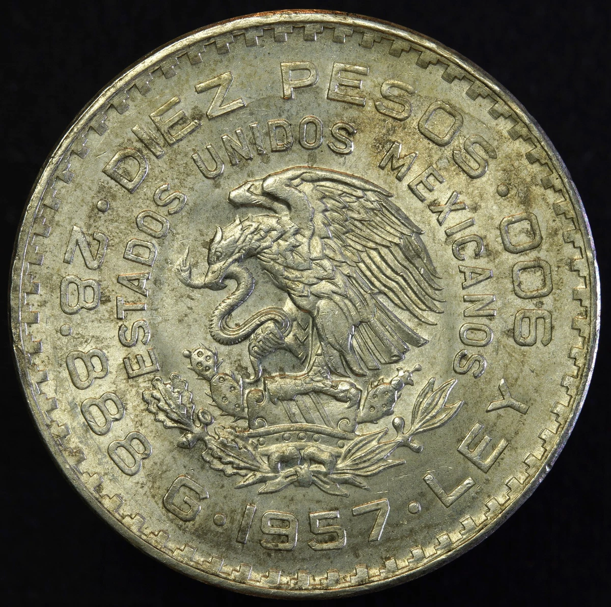 10 Pesos 1957 Silver Mexican Coins (1905-Now) for sale | eBay