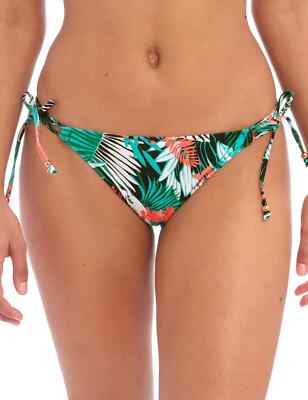 Freya Honalua Bay Bikini Slip Gr. XS 8 10 Grün Rio Seitenbindung Unterteil 202675 Neu