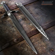 13.5" Medieval Assassin Dagger Letter Opener with Stainless Steel Blade
